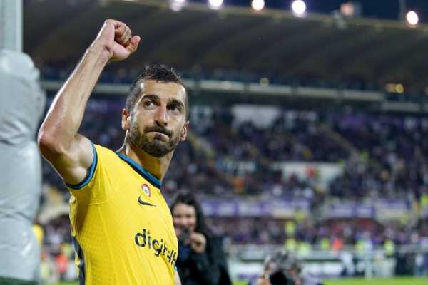 國米中場姆希塔良:奪冠見證歷史創造的重要一刻